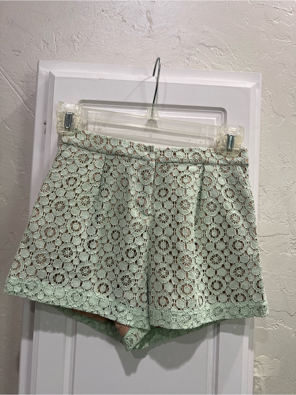 Victoria Beckham for Target Mint Green Lace Overlay Girls' Shorts